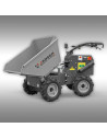 Brouette électrique motorisée Jansen MSK-800X – 800W x2 – 4x4 – autonomie 8h – benne hydraulique 165L