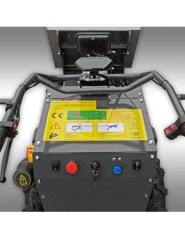 Brouette motorisée Jansen MSK-800X – 4x4 – autonomie 8h – 165L