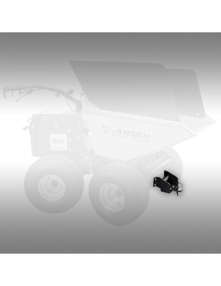 Attelage de remorque à boule 50 mm pour brouette électrique Jansen MSK-800X