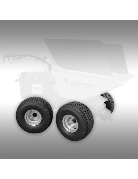 Kit 4 pneus gazon pour brouette électrique Jansen MSK-800X