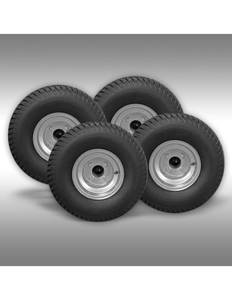 Kit 4 pneus gazon pour brouette électrique Jansen MSK-800X