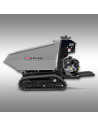 Dumper à chenilles Jansen RD-600 – hydrostatique – Vanguard 14 CV – benne hydraulique 600 kg