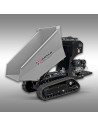 Dumper à chenilles Jansen RD-600 – hydrostatique – Vanguard 14 CV – benne hydraulique 600 kg