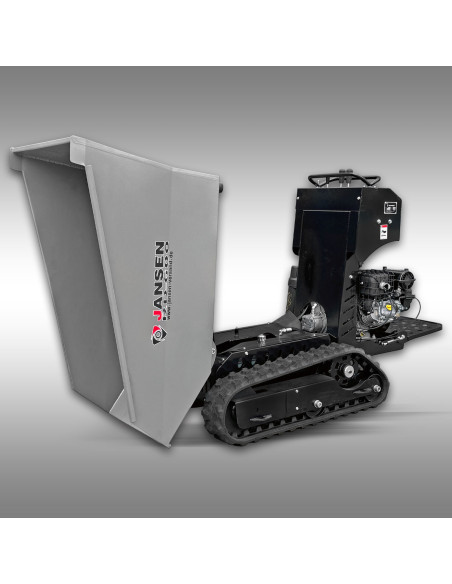 Dumper à chenilles Jansen RD-600 – hydrostatique – 14 CV – 600 kg