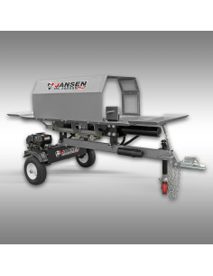 Fendeuse horizontale double action Jansen HS-20DS55pro – 20 t – 55 cm – moteur essence Kohler – double croix