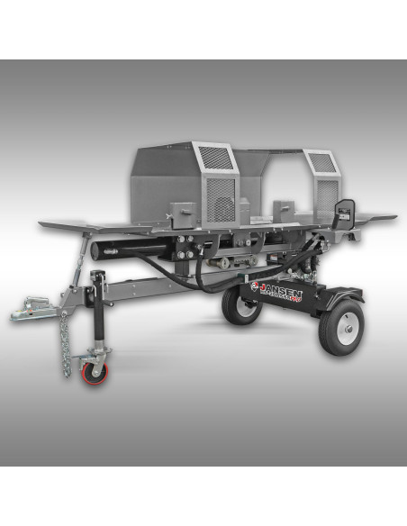 Fendeuse horizontale double action Jansen HS-20DS55pro – 20 t – 55 cm – moteur essence Kohler – double croix