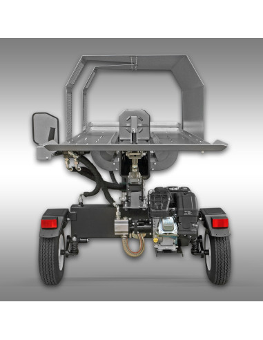 Fendeuse horizontale double action Jansen HS-20DS55pro – 20 t – 55 cm – moteur essence Kohler – double croix