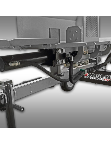 Fendeuse horizontale double action Jansen HS-20DS55pro – 20 t – 55 cm – moteur essence Kohler – double croix