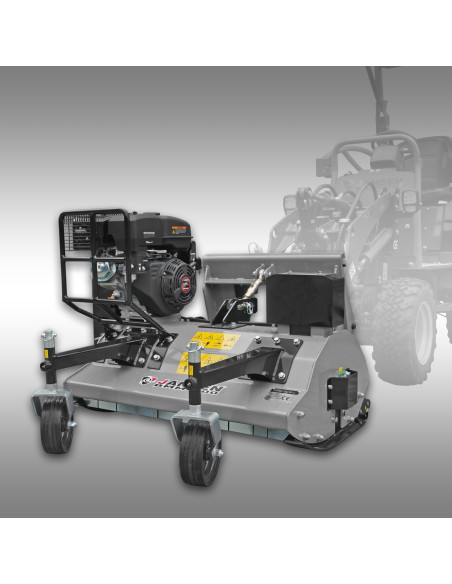 Broyeur à fléaux frontal Jansen BMM-100 pour HL-500E – moteur Loncin 15 CV