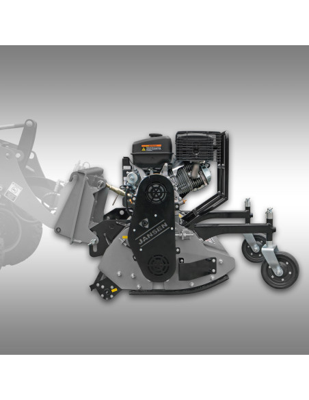 Broyeur à fléaux frontal Jansen BMM-100 pour HL-500E – moteur Loncin 15 CV