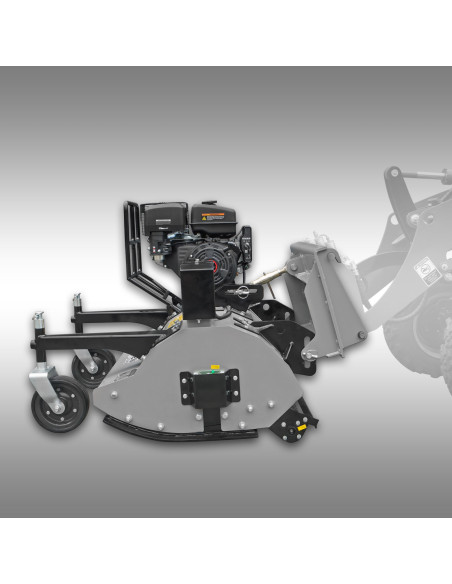 Broyeur à fléaux frontal Jansen BMM-100 pour HL-500E – moteur Loncin 15 CV
