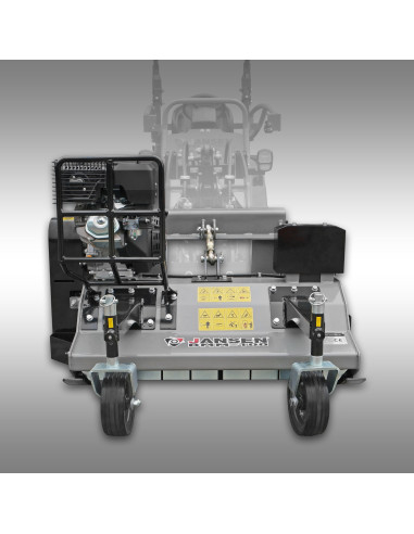 Broyeur à fléaux frontal Jansen BMM-100 pour HL-500E – moteur Loncin 15 CV