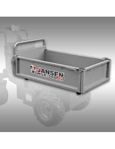 Benne plate pour brouette électrique Jansen MSK-500pro