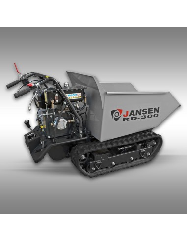 Dumper à chenilles Jansen RD-300 – 10 CV – hydraulique – 500 kg