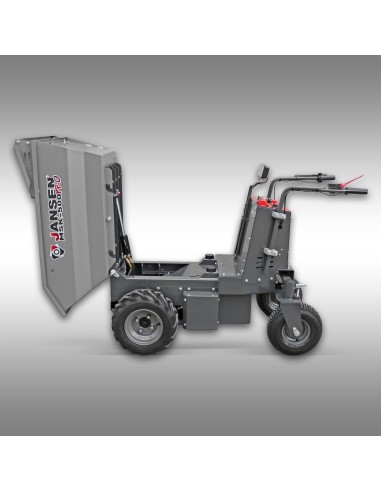 Dumper électrique Jansen MSK-500pro – 1 000W – 500 kg – batterie 48V – benne hydraulique