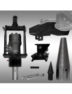 Kit fendeuse à cône pour mini-chargeur Jansen KL-200