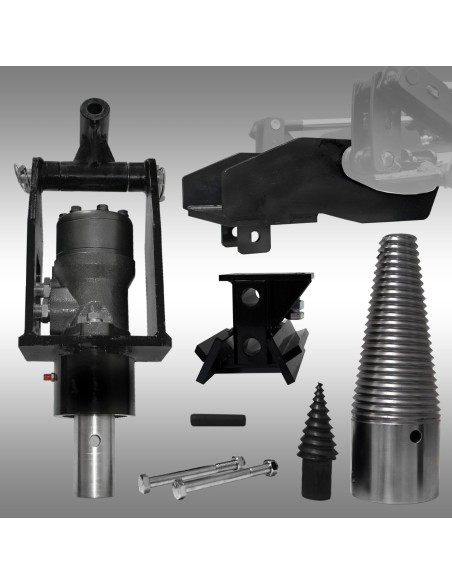 Kit fendeuse à cône pour mini-chargeur Jansen KL-200