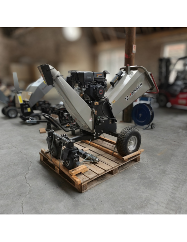 Broyeur de branches thermique Jansen GTS-3000 – 15 CV – coupe 12 cm