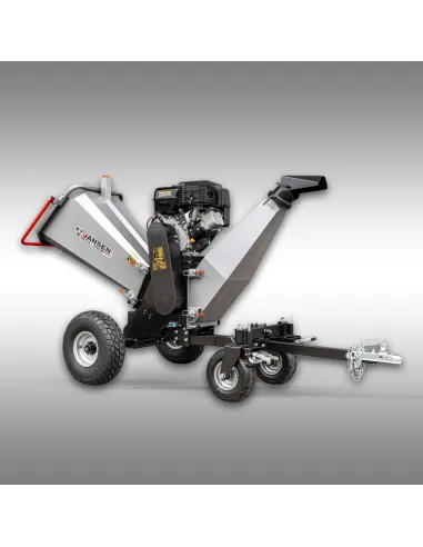 Broyeur de branches thermique Jansen GTS-3000pro – 17,7 CV – diamètre 12 cm – Moteur Loncin 622 cm³ – Démarrage électrique
