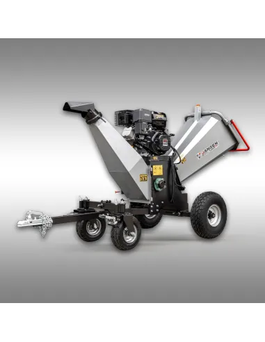 Broyeur de branches thermique Jansen GTS-3000pro – 17,7 CV – diamètre 12 cm – Moteur Loncin 622 cm³ – Démarrage électrique