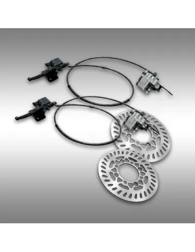 Kit freins à disque hydrauliques pour motoculteur Jansen MGT-600