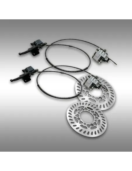 Kit freins à disque hydrauliques pour motoculteur Jansen MGT-600