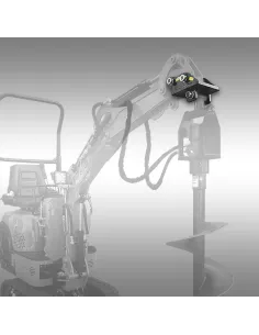Adaptateur pour tarière hydraulique Jansen HBG-1500 – Compatible minipelle Jansen MB-700