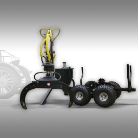 Remorque forestière Jansen HRW-15, Grue de chargement