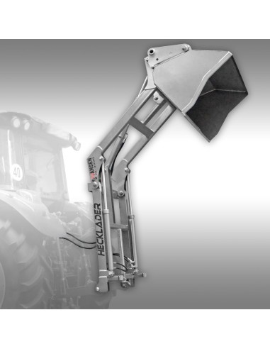 Chargeur arrière Jansen HL-3000 – Godet hydraulique – Attelage-Euro