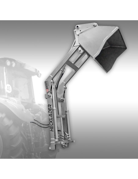 Chargeur arrière Jansen HL-3000 – Godet hydraulique – Attelage-Euro