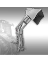 Chargeur arrière Jansen HL-3000 – Godet hydraulique – 3 points Cat. I – Attelage-Euro