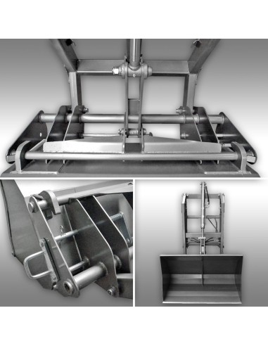 Chargeur arrière Jansen HL-3000 – Godet hydraulique – Attelage-Euro