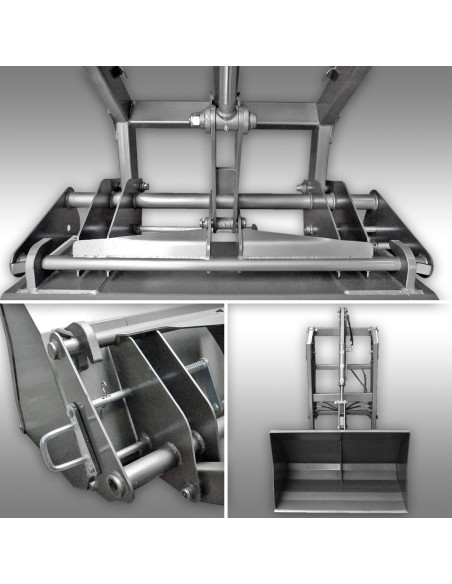 Chargeur arrière Jansen HL-3000 – Godet hydraulique – Attelage-Euro
