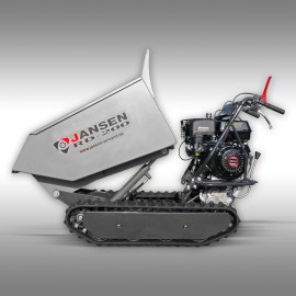 Dumper à chenilles Jansen RD-200 – moteur essence 9 CV – benne hydraulique – 500 kg