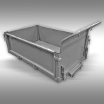 Benne plate hydraulique pour dumper Jansen RD-200 & RD-300