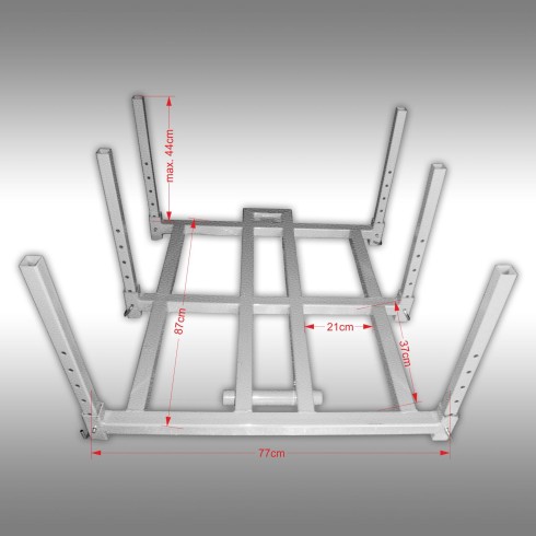 Châssis à ranchers pour dumper Jansen RD-200, RD-300, RD-500