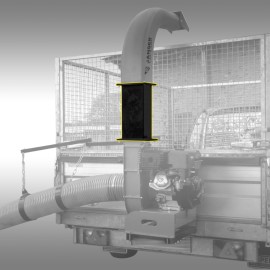 Rallonge de tour pour aspirateur/souffleur à feuilles Jansen LG-1300