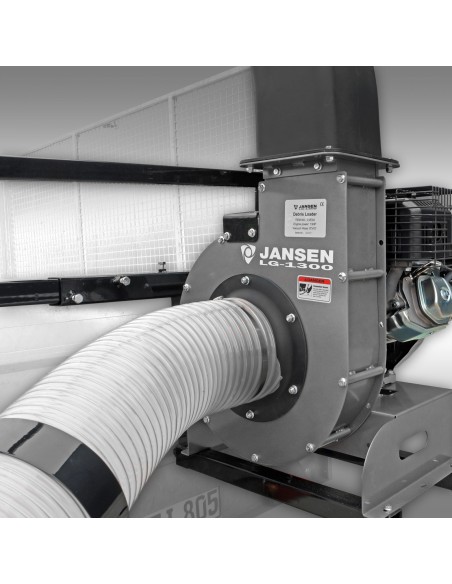 Aspirateur / souffleur à feuilles Jansen LG-1300 – 13 CV – 3 800 m³/h