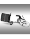 Aspirateur de feuilles Jansen LS-700 – 13 CV – remorquable – sac 700 L – tuyau Ø 200 mm